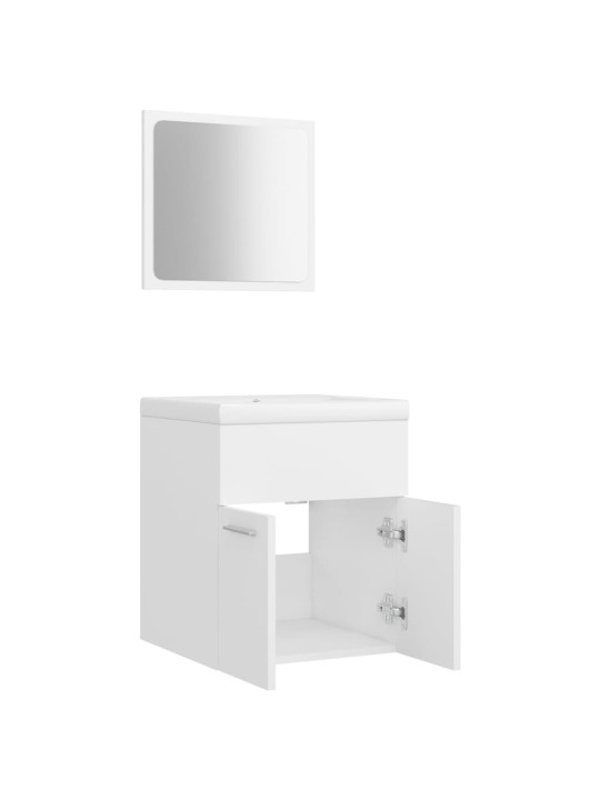 Set koupelnového nábytku bílý dřevotříska