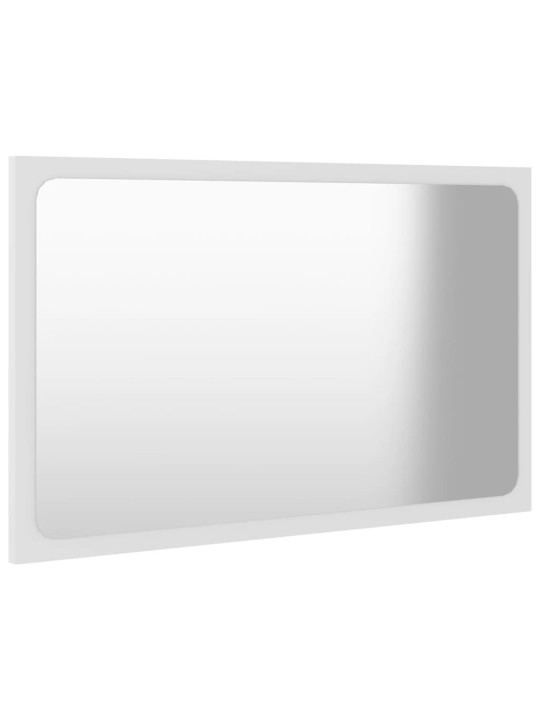 Set koupelnového nábytku bílý kompozitní dřevo