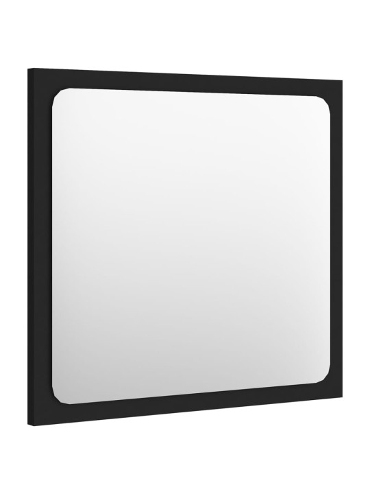 Set koupelnového nábytku černý dřevotříska