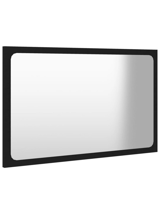 Set koupelnového nábytku černý dřevotříska