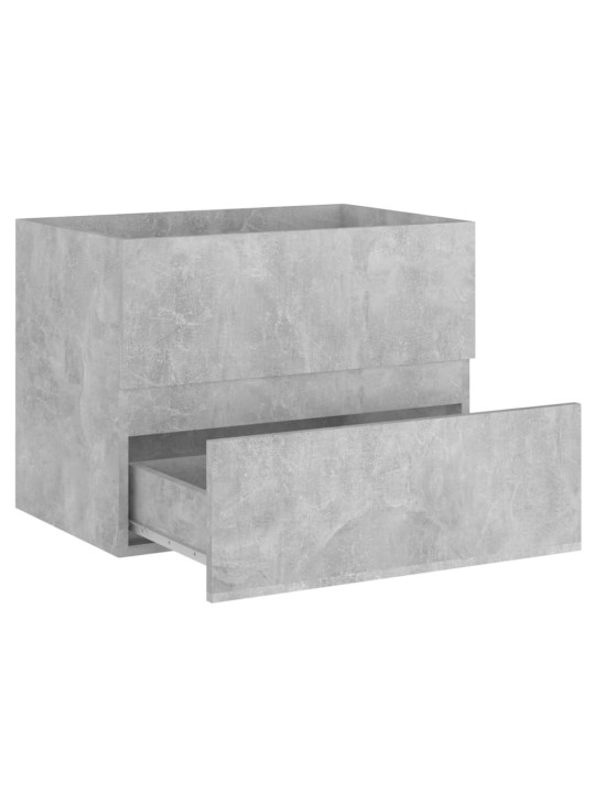 Set koupelnového nábytku betonově šedý dřevotříska