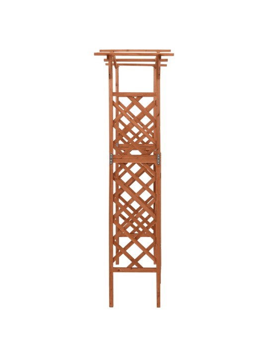 Pergola s brankou 116 x 40 x 204 cm masivní jedle