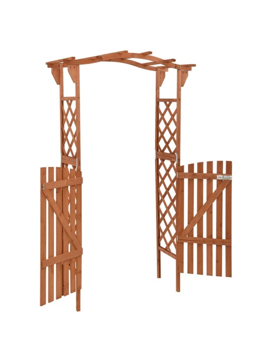 Pergola s brankou 116 x 40 x 204 cm masivní jedle