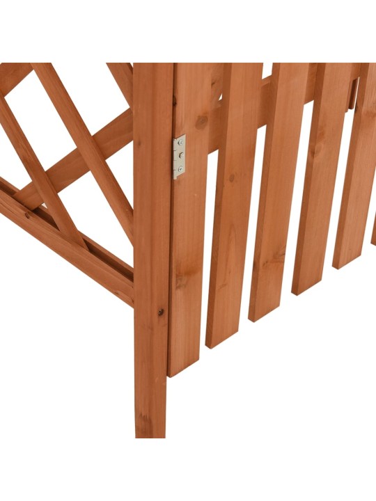 Pergola s brankou 116 x 40 x 204 cm masivní jedle