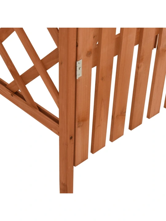 Pergola s brankou 116 x 40 x 204 cm masivní jedle