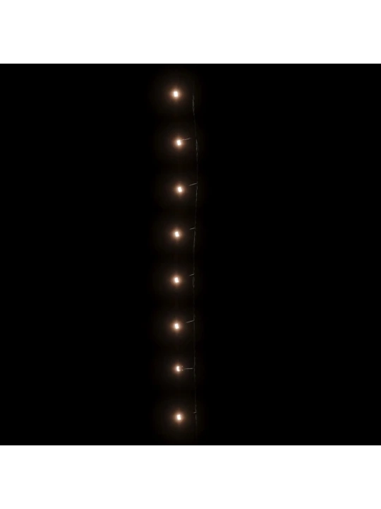 Světelný LED řetěz se 150 LED diodami teplý bílý 15 m PVC