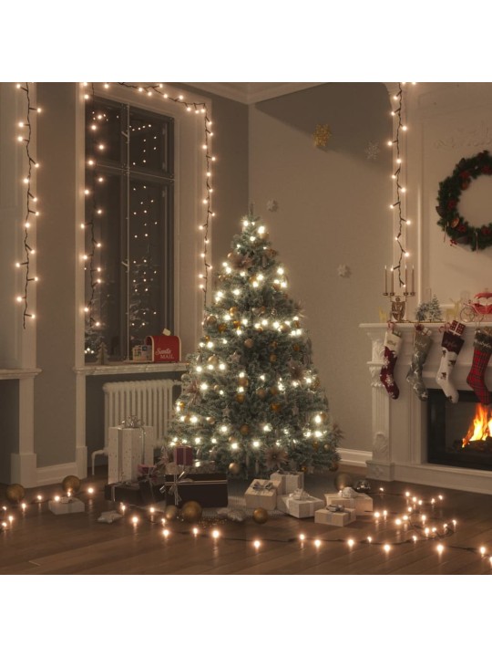 Světelný LED řetěz se 150 LED diodami teplý bílý 15 m PVC