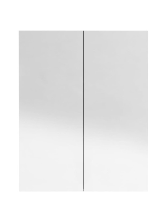 Koupelnová skříňka se zrcadlem 60 x 15 x 75 cm MDF zářivě černá