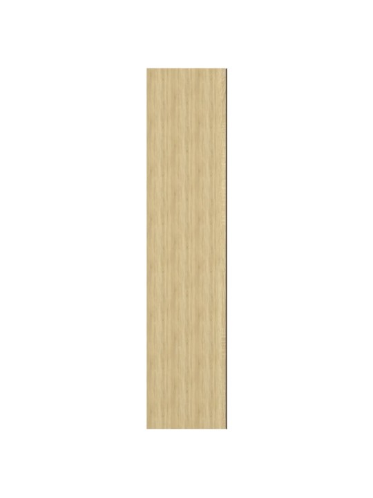 Koupelnová skříňka se zrcadlem 60x15x75 cm MDF bílá a dub