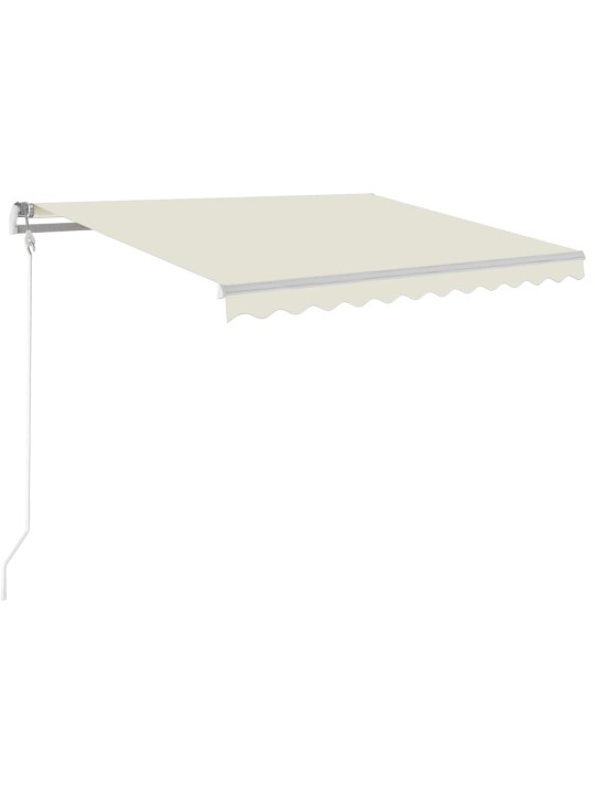 Automatická zatahovací markýza 300 x 250 cm krémová