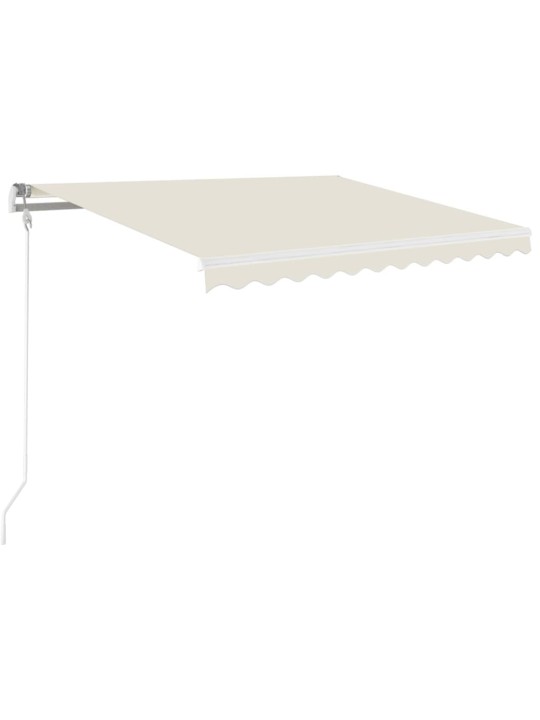 Automatická zatahovací markýza 350 x 250 cm krémová