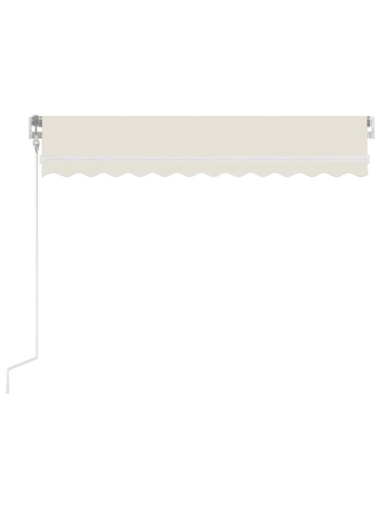 Automatická zatahovací markýza 350 x 250 cm krémová