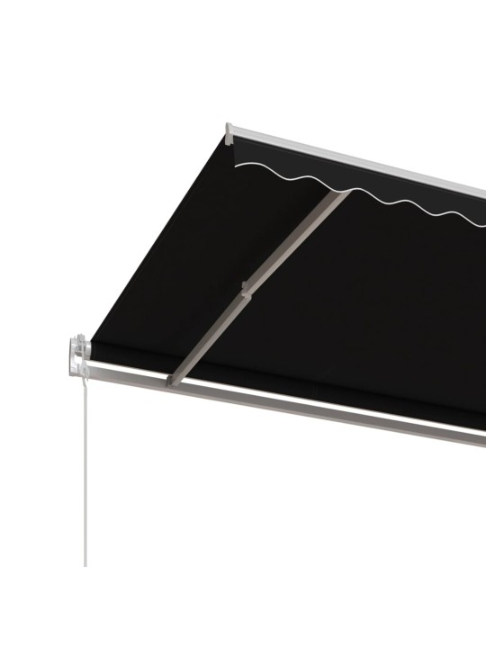 Automatická zatahovací markýza 400 x 350 cm antracitová
