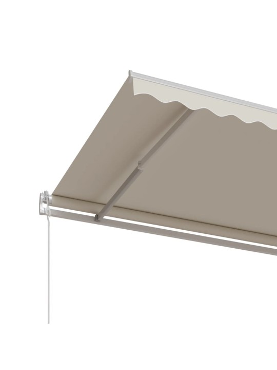 Automatická zatahovací markýza 450 x 350 cm krémová