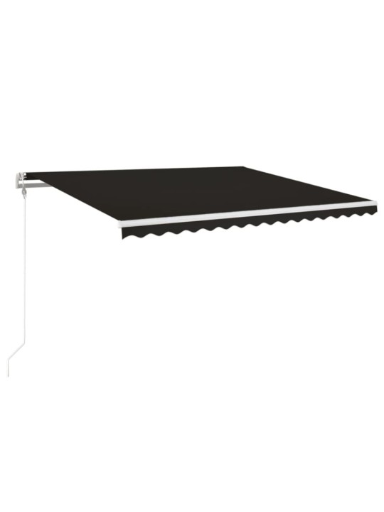 Automatická zatahovací markýza 450 x 350 cm antracitová