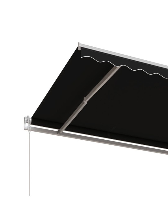 Automatická zatahovací markýza 450 x 350 cm antracitová