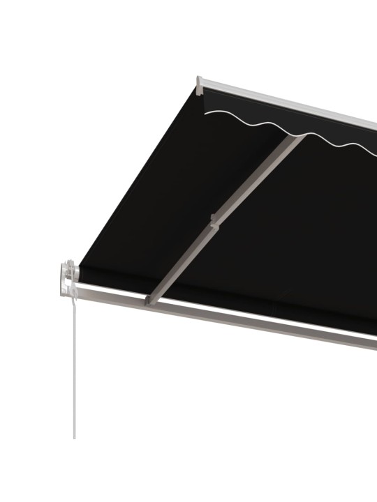 Automatická zatahovací markýza 500 x 350 cm antracitová