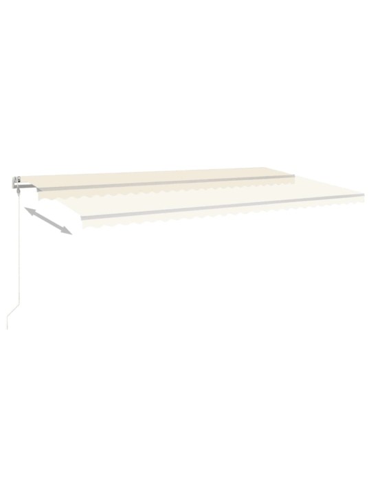 Automatická zatahovací markýza 600 x 350 cm krémová