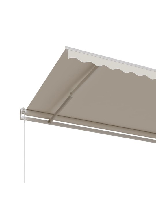 Automatická zatahovací markýza 600 x 350 cm krémová