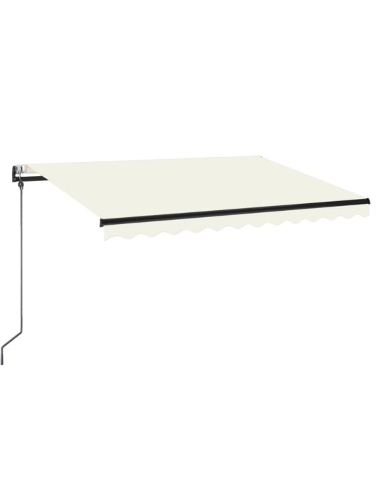 Automatická zatahovací markýza 350 x 250 cm krémová