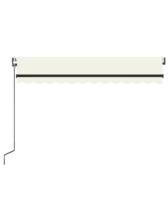 Automatická zatahovací markýza 350 x 250 cm krémová