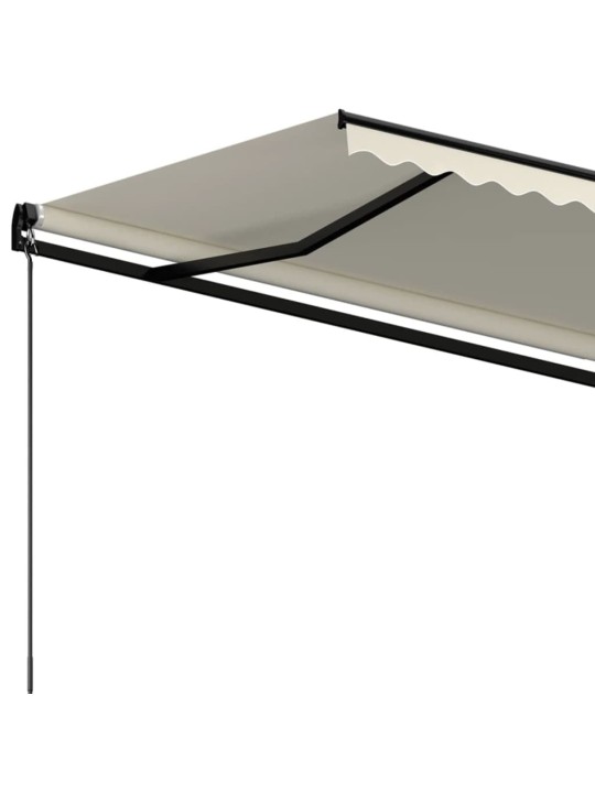 Automatická zatahovací markýza 350 x 250 cm krémová