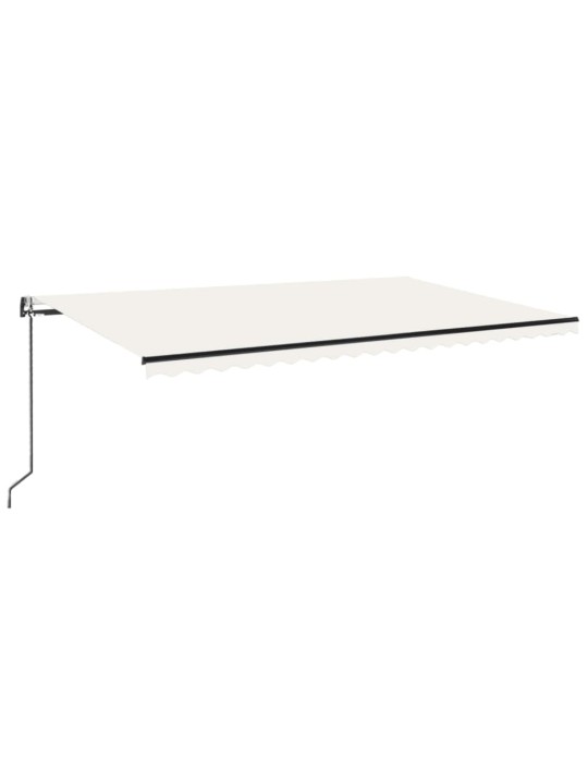 Automatická zatahovací markýza 500 x 300 cm krémová