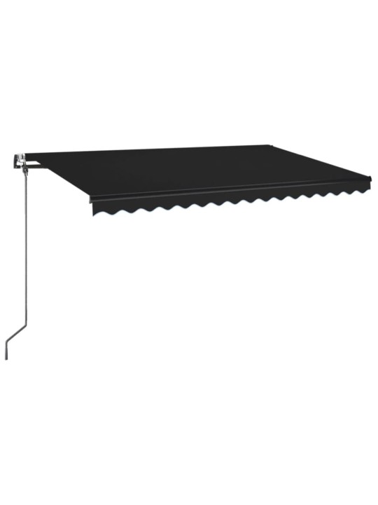 Automatická zatahovací markýza 400 x 350 cm antracitová