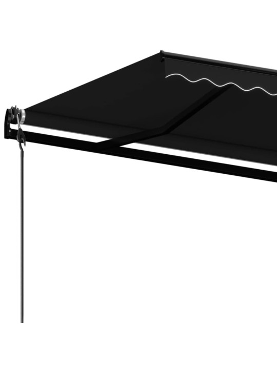 Automatická zatahovací markýza 400 x 350 cm antracitová