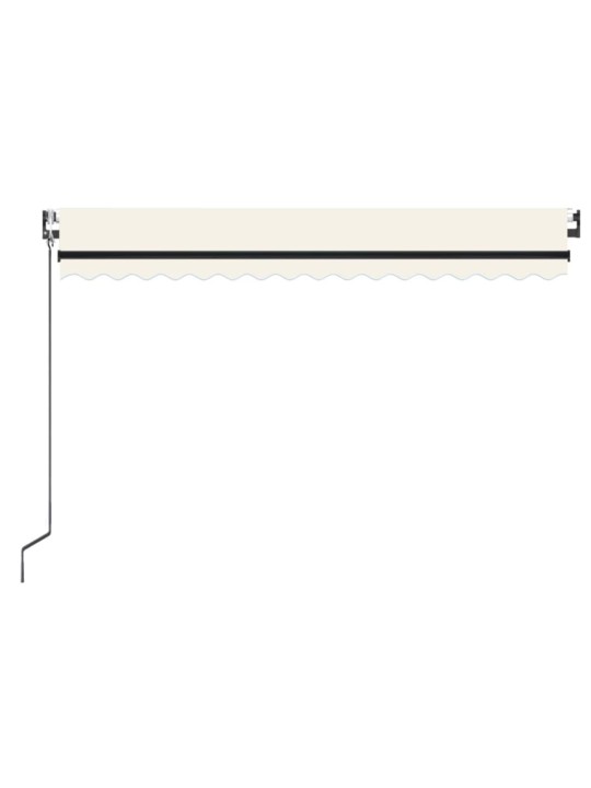 Automatická zatahovací markýza 450 x 350 cm krémová