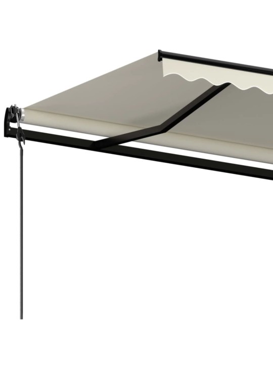 Automatická zatahovací markýza 500 x 350 cm krémová