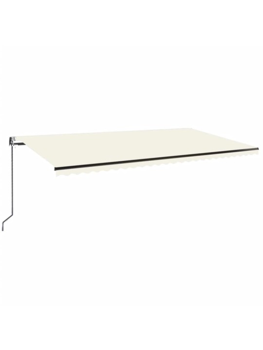 Automatická zatahovací markýza 600 x 350 cm krémová