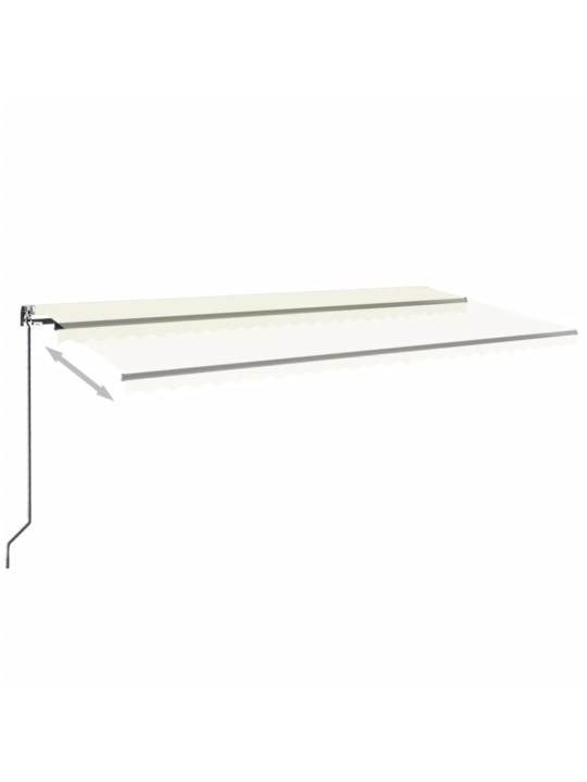 Automatická zatahovací markýza 600 x 350 cm krémová