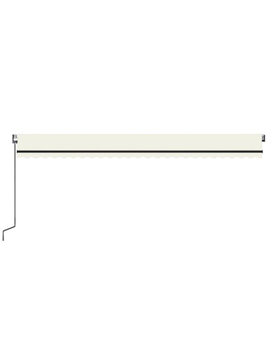 Automatická zatahovací markýza 600 x 350 cm krémová