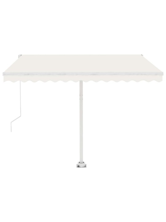 Volně stojící automatická markýza 300 x 250 cm krémová