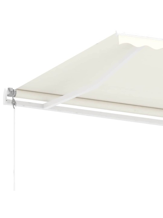 Volně stojící automatická markýza 400 x 300 cm krémová
