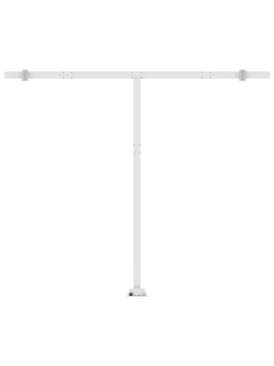 Volně stojící automatická markýza 400 x 300 cm oranžovo-hnědá
