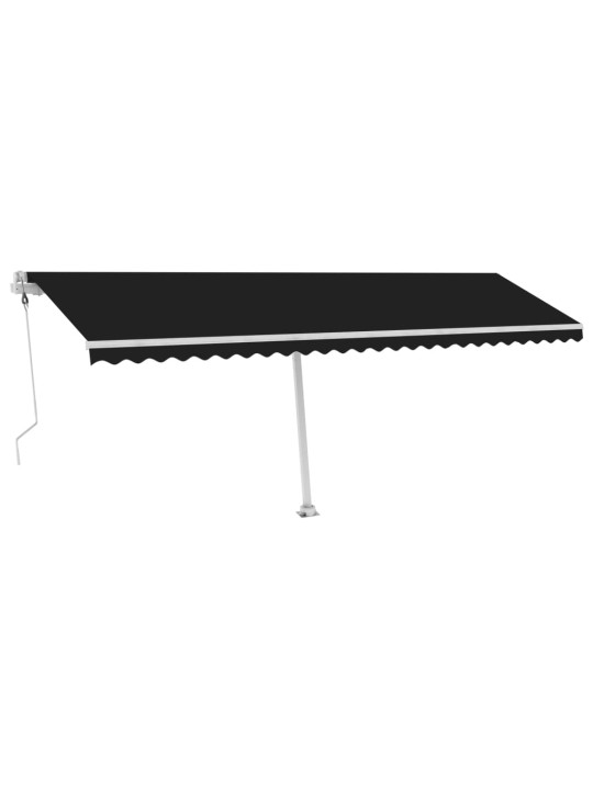 Volně stojící automatická markýza 600 x 300 cm antracitová