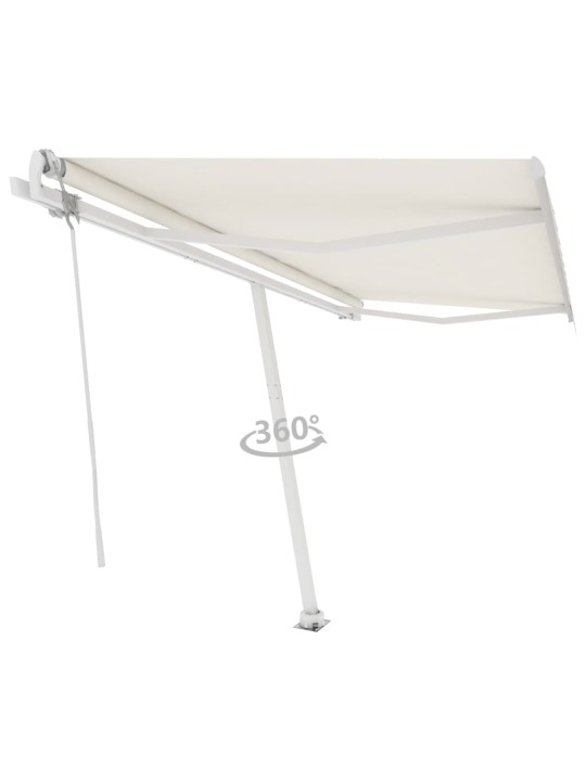 Volně stojící automatická markýza 450 x 350 cm krémová