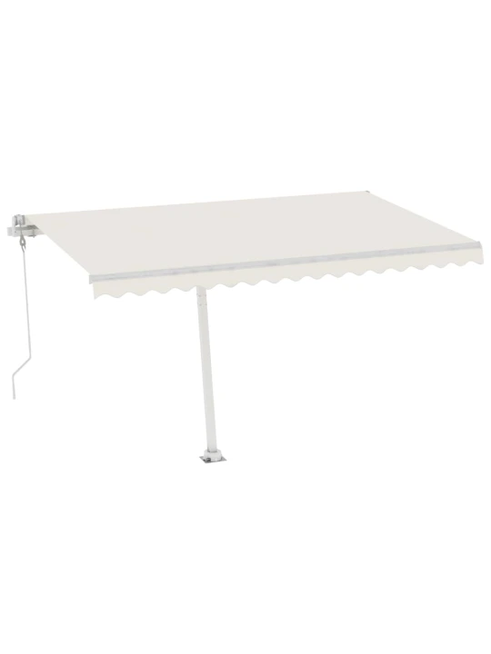 Volně stojící automatická markýza 450 x 350 cm krémová