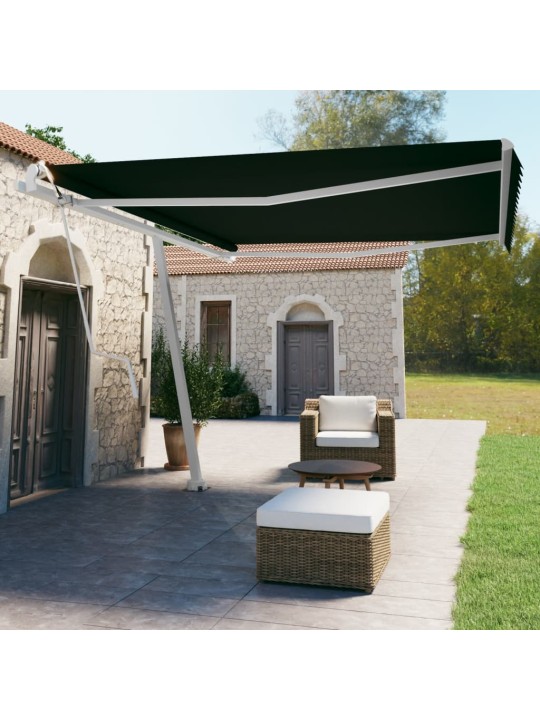 Volně stojící automatická markýza 450 x 350 cm antracitová