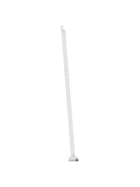 Automatická markýza LED a senzor větru 450 x 350 cm krémová