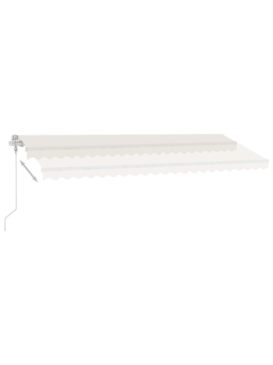 Volně stojící automatická markýza 500 x 350 cm krémová