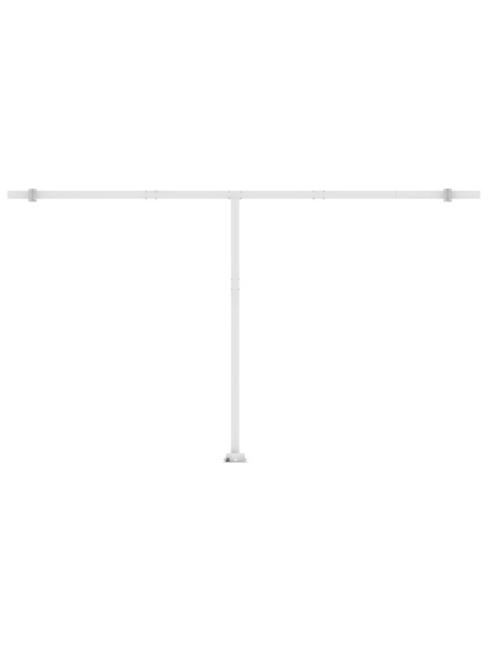 Automatická markýza LED a senzor větru 500 x 350 cm antracitová