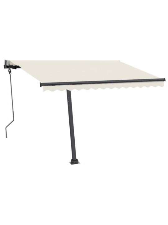 Volně stojící automatická markýza 300 x 250 cm krémová