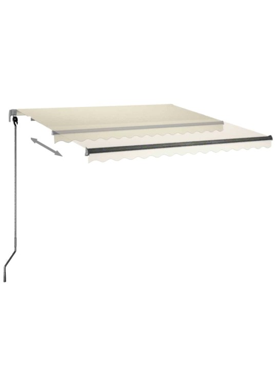 Volně stojící automatická markýza 300 x 250 cm krémová