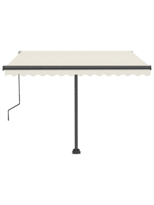Volně stojící automatická markýza 300 x 250 cm krémová