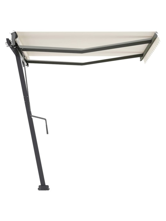 Volně stojící automatická markýza 300 x 250 cm krémová