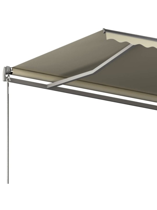 Volně stojící automatická markýza 300 x 250 cm krémová