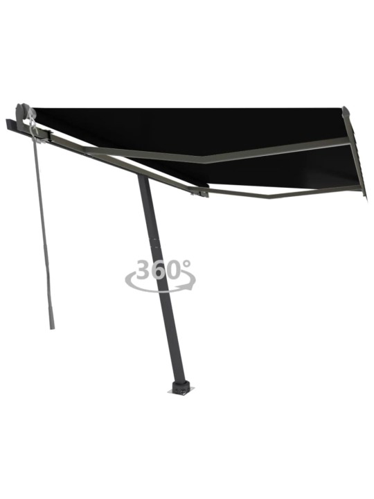 Volně stojící automatická markýza 300 x 250 cm antracitová